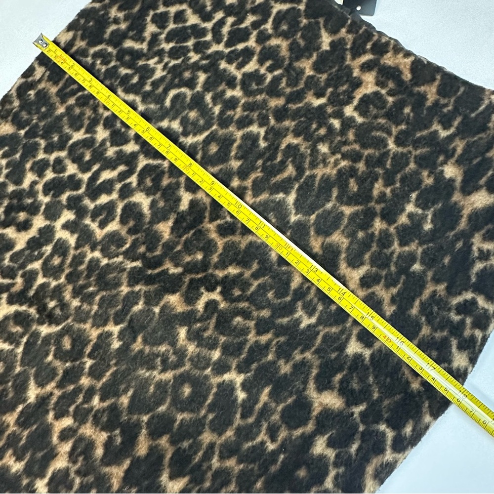 Talbots Leopard Print Pencil Skirt Wool Blend Size 2P Petite NWT - Picture 5 of 10